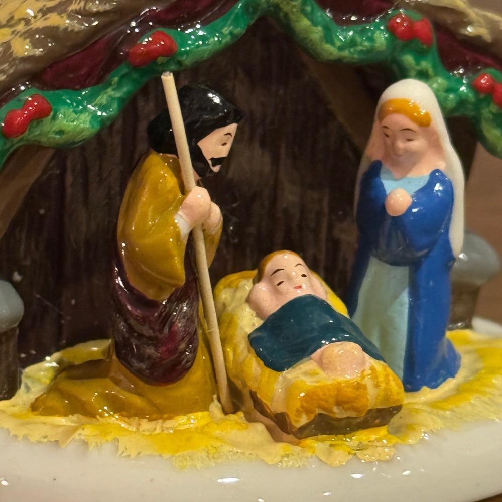 Department 56 Snow Village Nativity Figurine 4030755 Baby Jesus Creche Dept 56 - Picture 4 of 8
